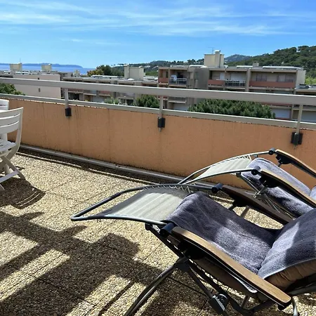 Duplex Climatise Avec 2 Terrasses, Garage, A 200m De La Et Proche Commerces - - Fr-1-251-733 Apartment Bormes-les-Mimosas